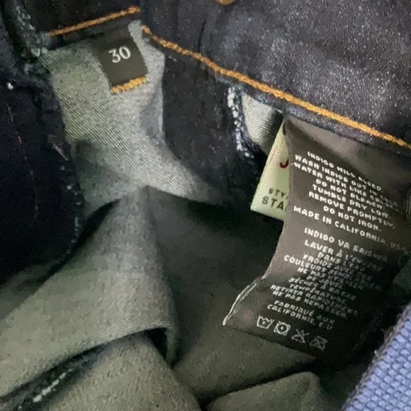 217. J BRAND MAMA J Starless Maternity Blue Jeans 30 /10 - Picture 13 of 14